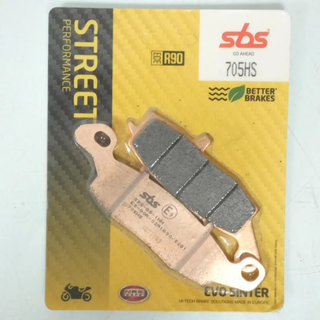 Plaquette de frein SBS pour Moto Kawasaki 650 Er6-N 2006 à 2016 705HS Neuf