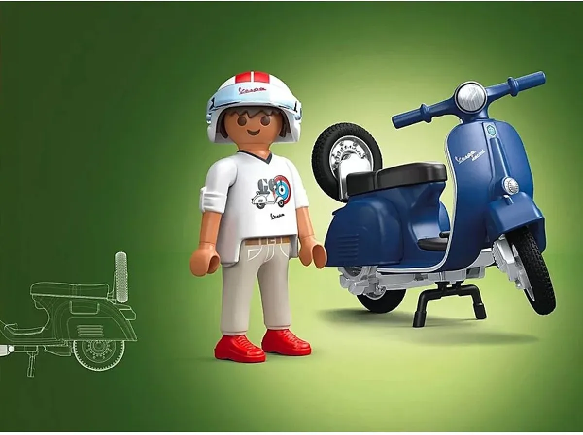 Playmobil 1969 Vespa 150 Sprint Veloce 71622 - Multicolor