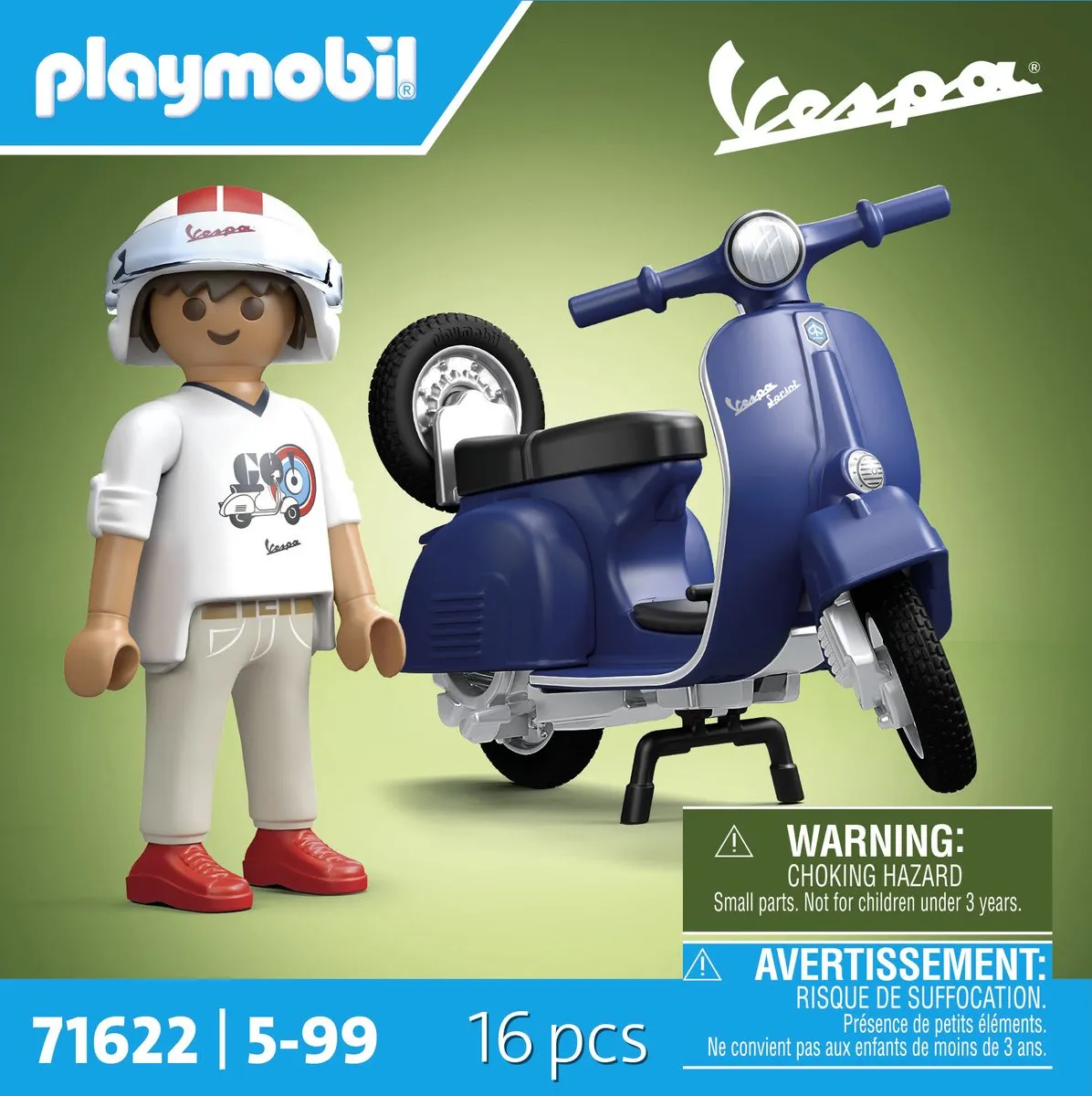 Playmobil 1969 Vespa 150 Sprint Veloce 71622 - Multicolor