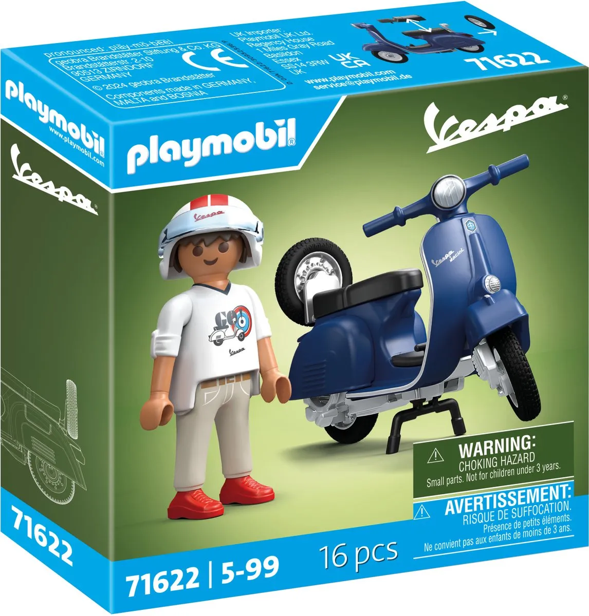 Playmobil 1969 Vespa 150 Sprint Veloce 71622