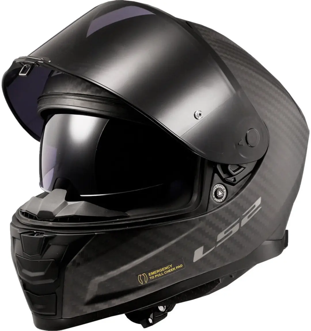 LS2 FF811 Vector II Mat Carbon Integraalhelm - XL