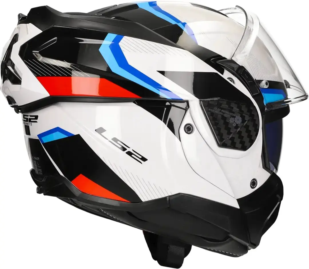 LS2 FF910 Advant II Systeemhelm - XXL - Blauw/Rood/Wit