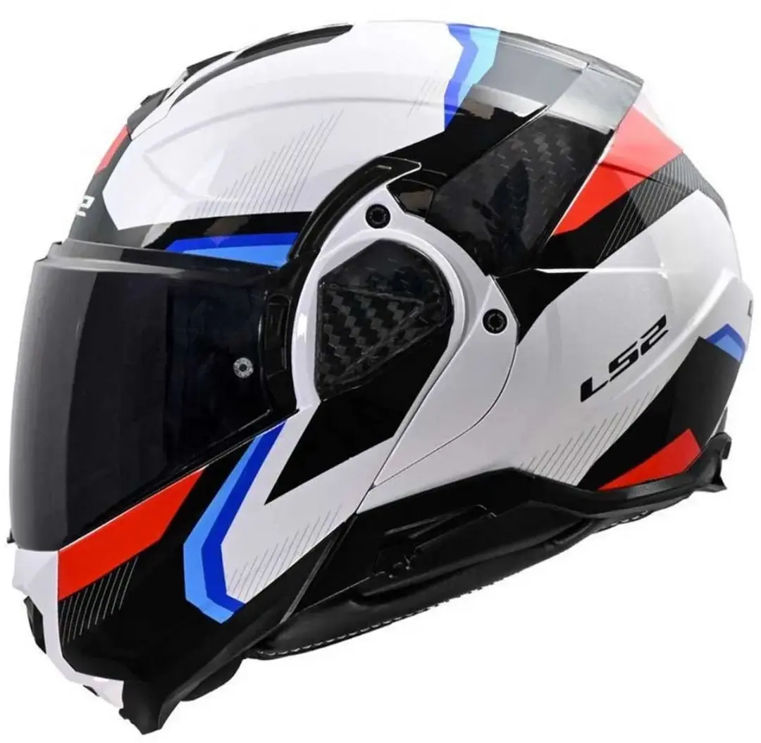 LS2 FF910 Advant II Systeemhelm - XXL - Blauw/Rood/Wit