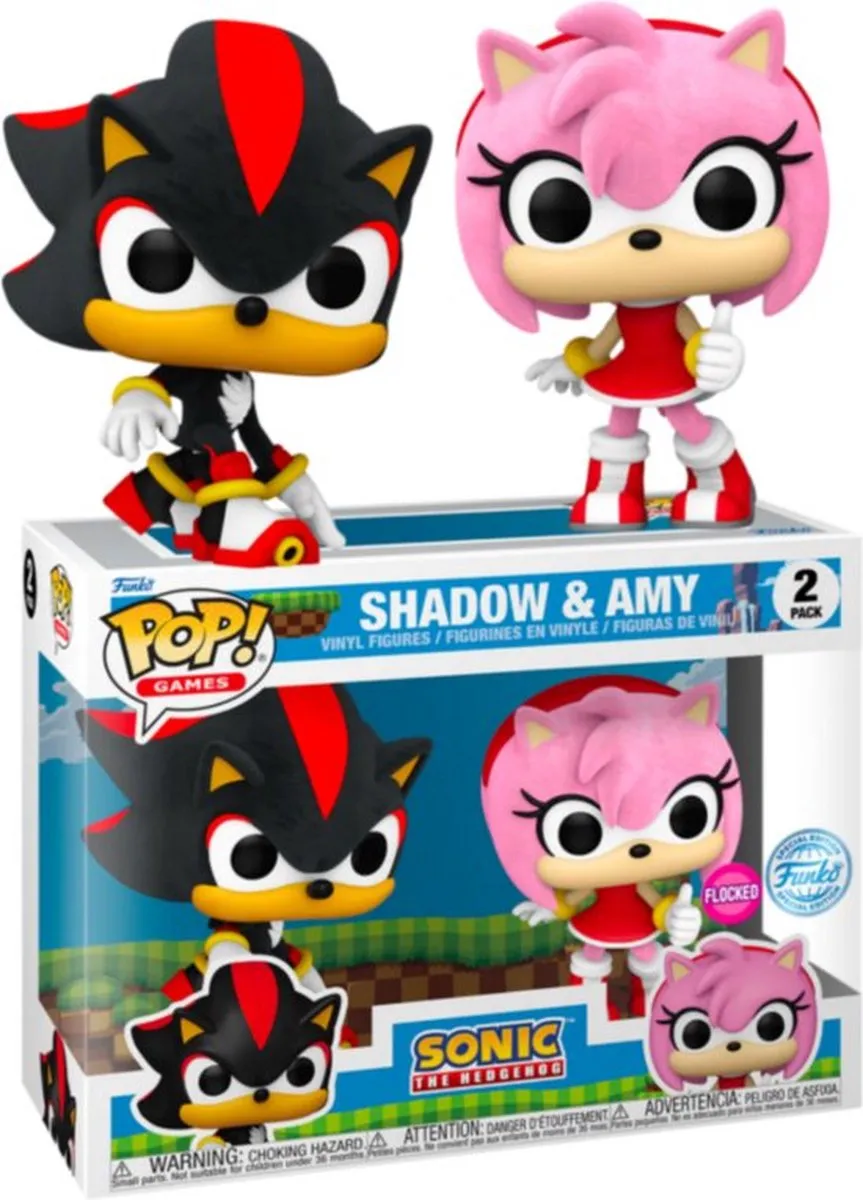 Funko Pop! Games Sonic Shadow & Amy 2pk