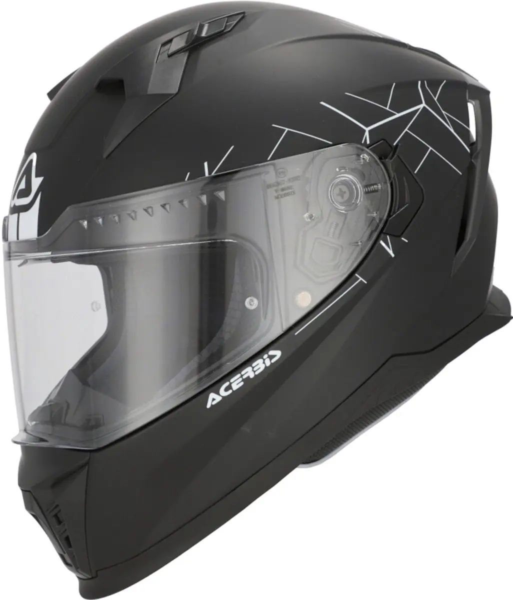 Acerbis X-Way Solid Mat Zwart Systeemhelm