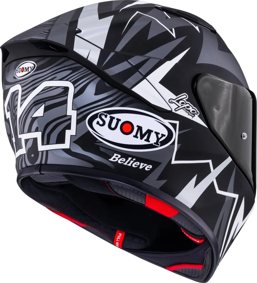 Suomy Track-1 Sam Lowes Replica 2025 Helm - S - Zwart