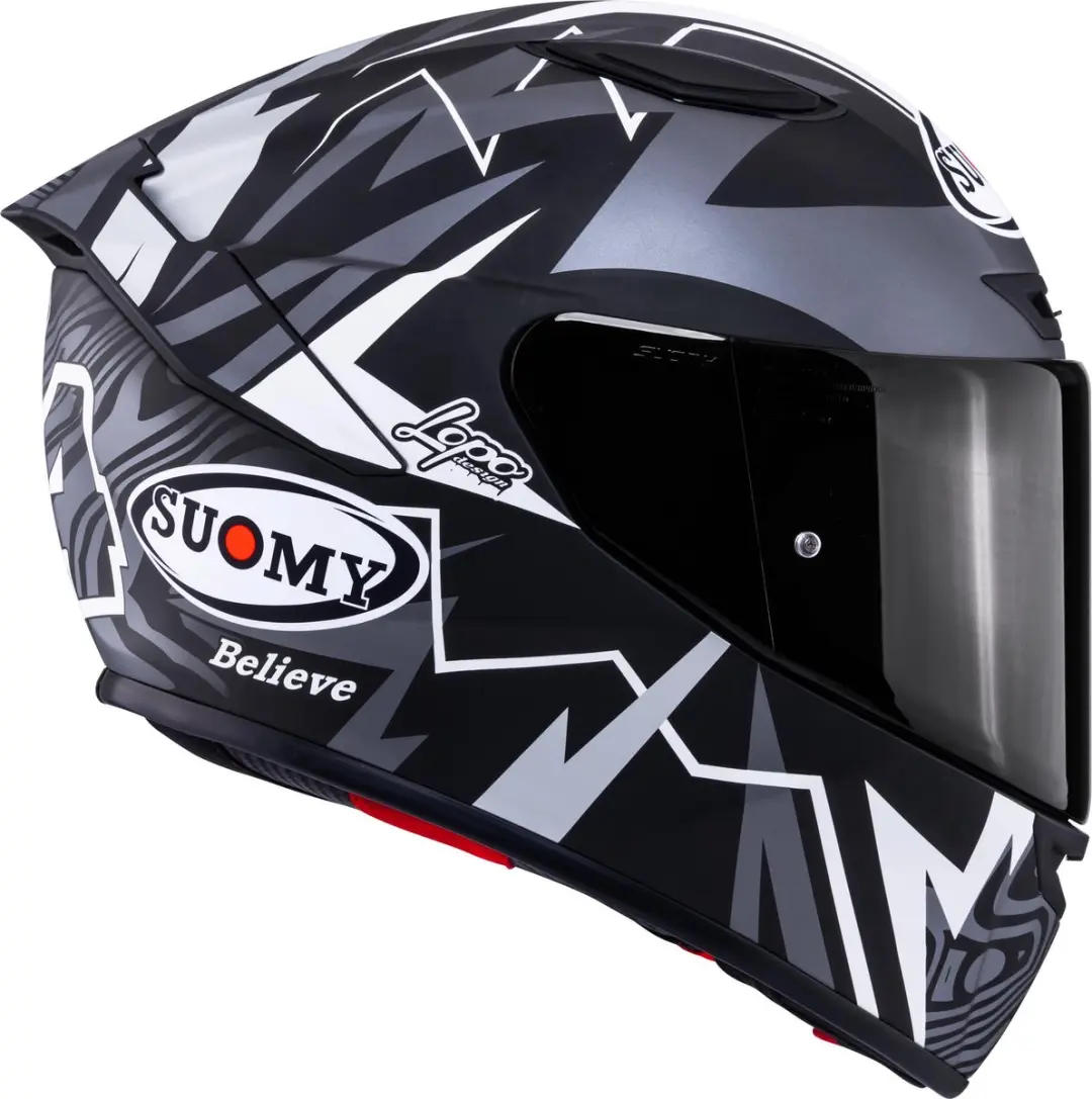 Suomy Track-1 Sam Lowes Replica 2025 Helm - S - Zwart