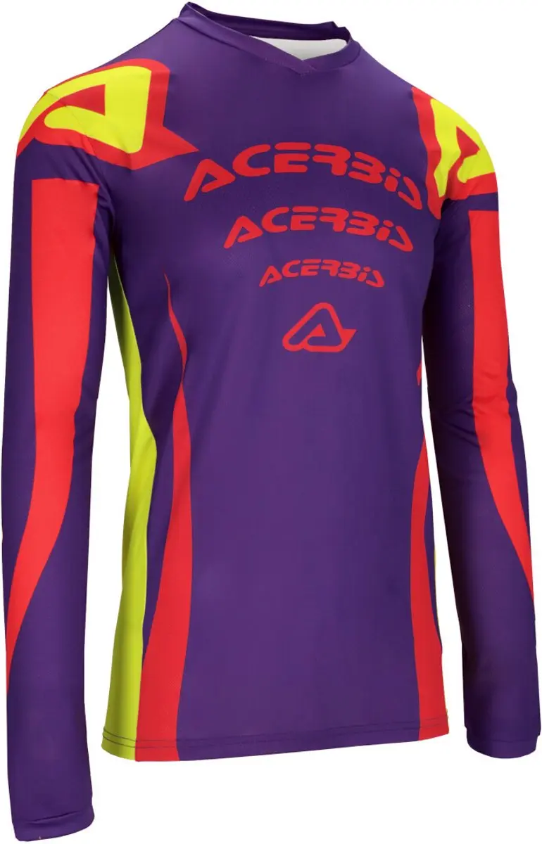 Acerbis MX J-Track Askar Lila Rood Cross Jersey