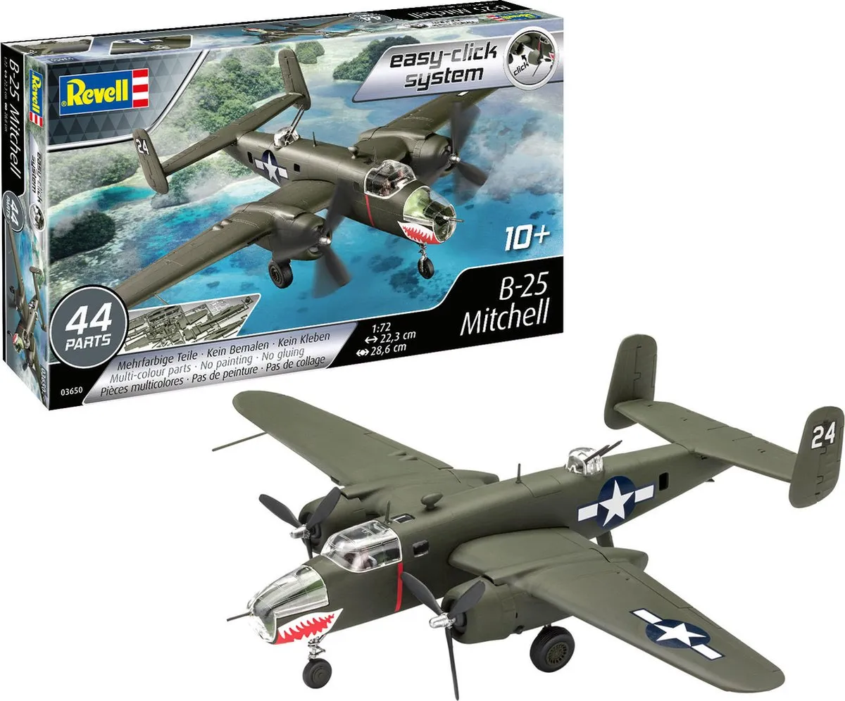 Revell 03650 B-25 Mitchell Modelbouwpakket - 1:72 - Multi