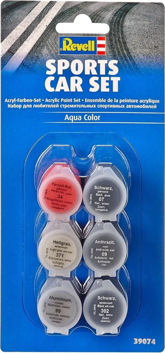 Revell Hobbyverf Acrylset 6x5ml - Sport Car Colors
