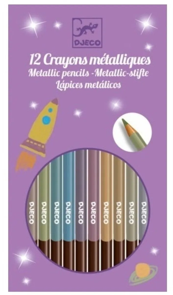 Djeco Metallic Kleurpotloden