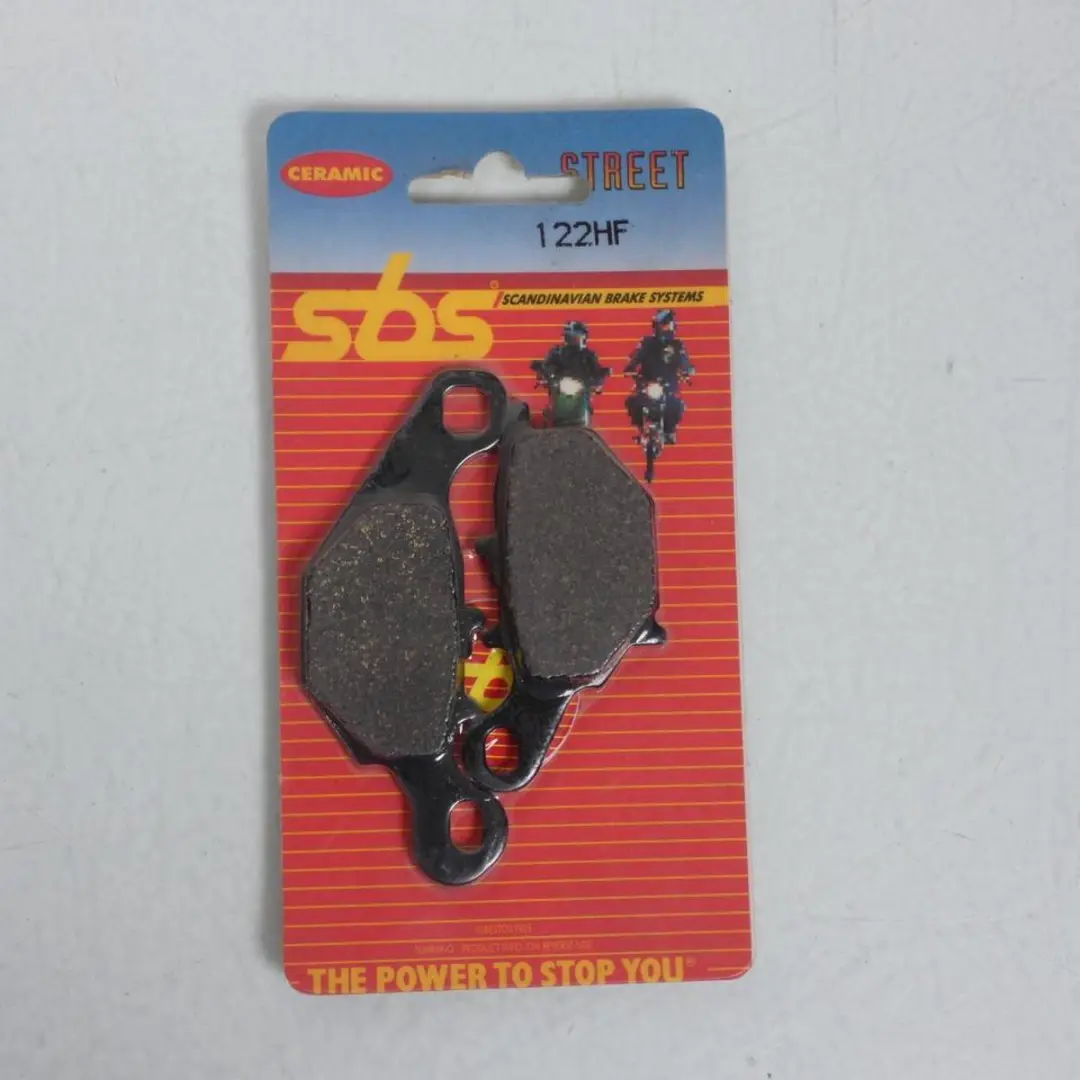 Plaquette de frein AV 122HF CERAMIC SBS pour scooter Suzuki 50 Tr Street Magic