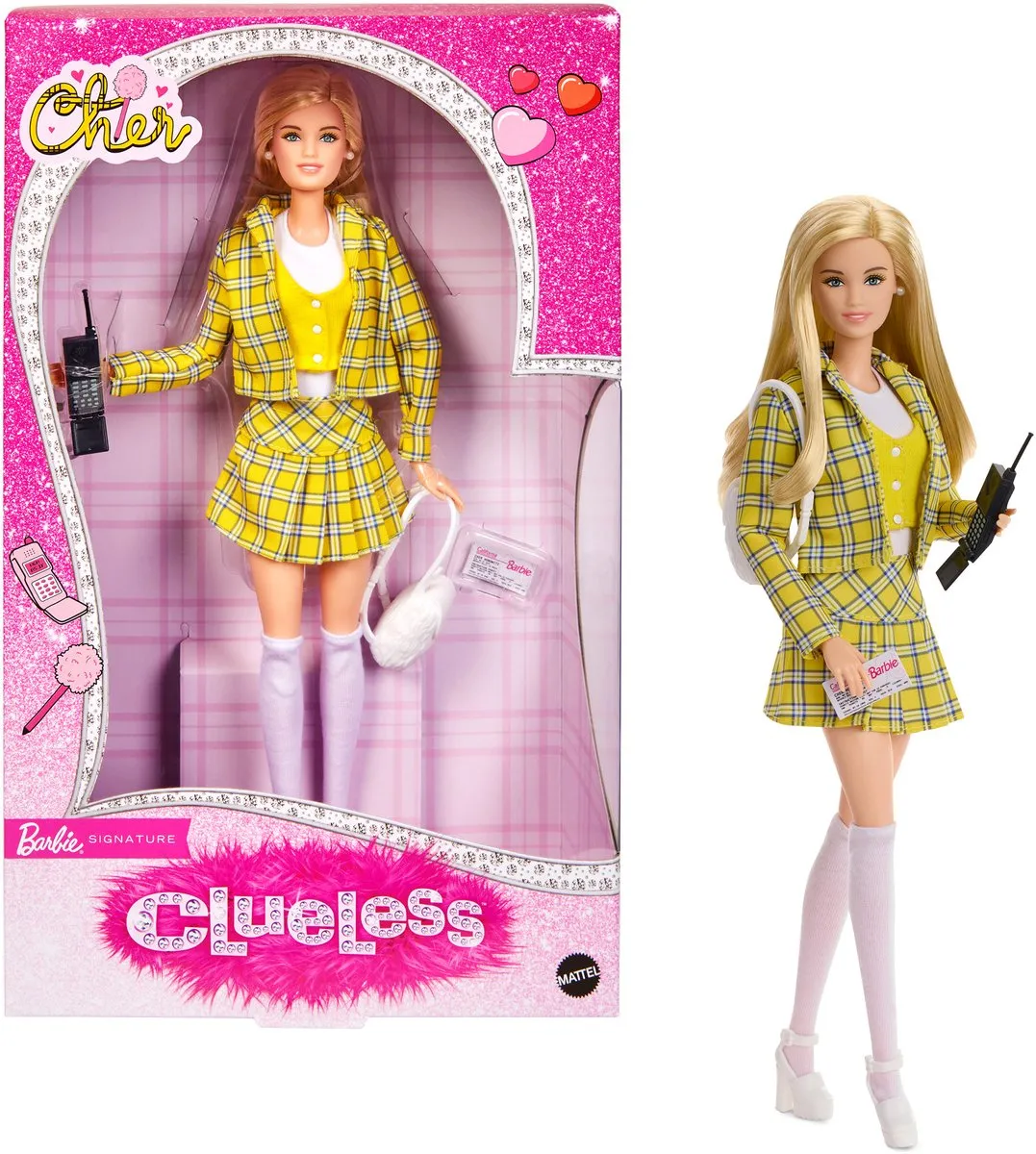 Mattel Clueless Barbie Cher Doll 30th Anniversary MATTJBJ34