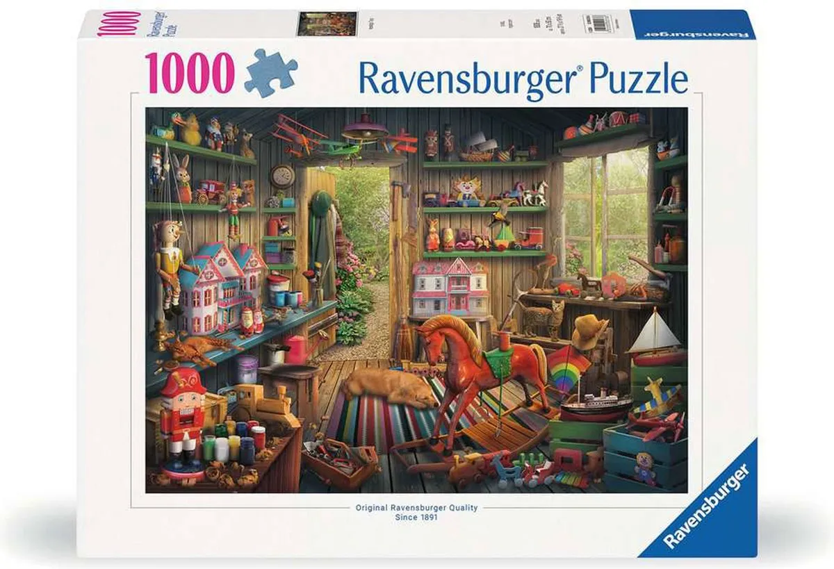 Ravensburger Nostalgisch Speelgoed Puzzel 1000 Stuks - Multicolor