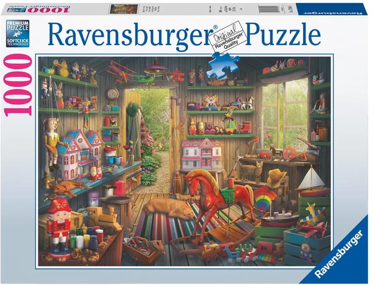 Ravensburger Nostalgisch Speelgoed Puzzel 1000 Stuks - Multicolor