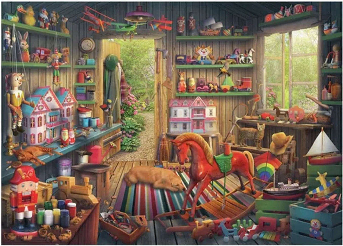 Ravensburger Nostalgisch Speelgoed Puzzel 1000 Stuks - Multicolor