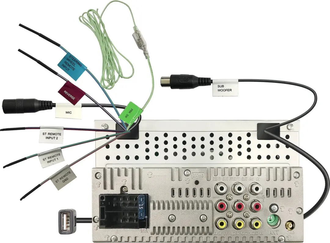Kenwood DMX-129DAB 2DIN Autoradio - Zwart
