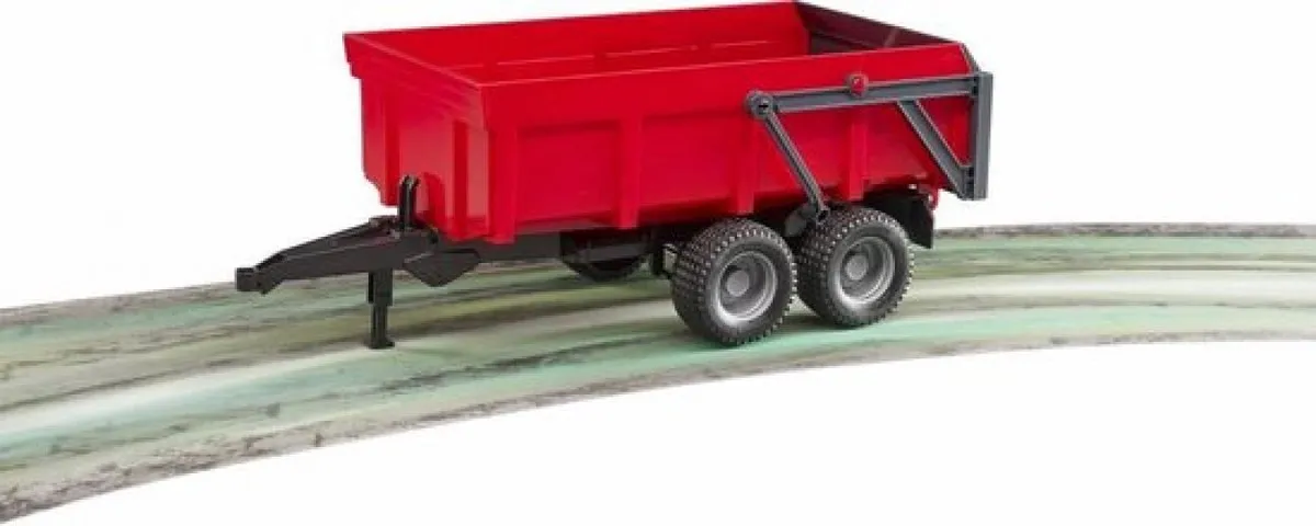 Bruder Dumper Aanhanger 2211 - Kiepwagen - Rood
