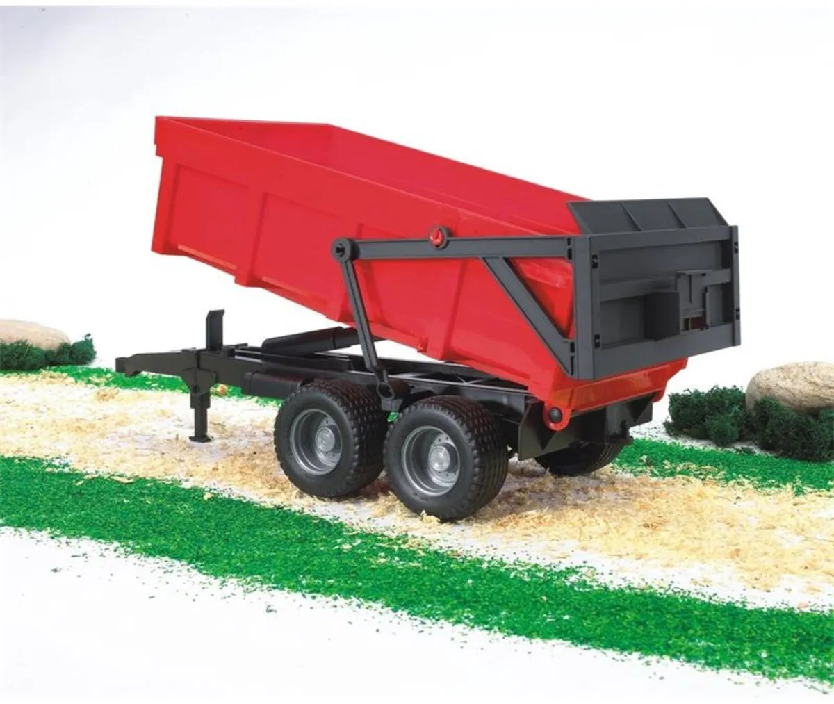 Bruder Dumper Aanhanger 2211 - Kiepwagen - Rood