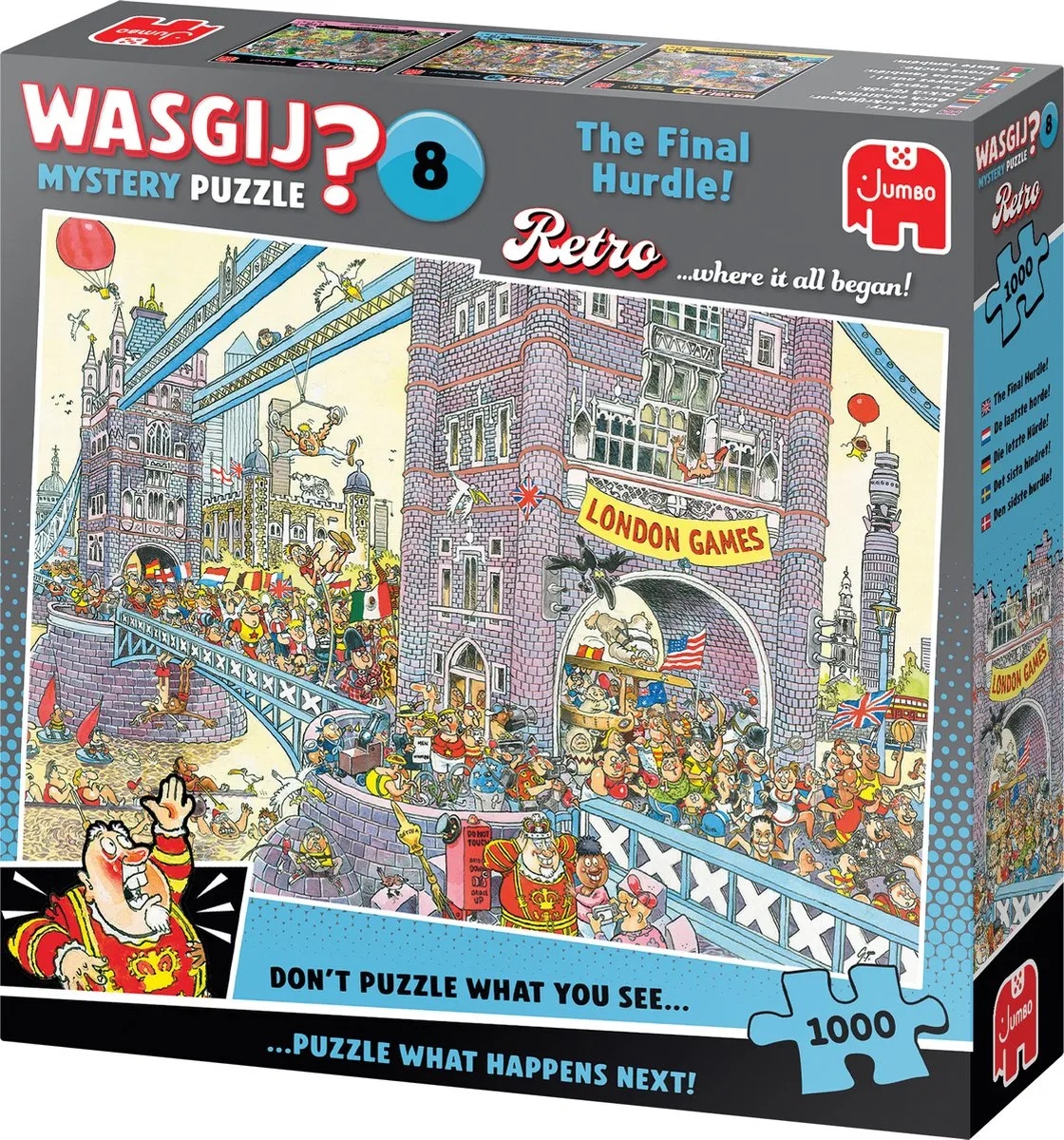 Jumbo Wasgij Retro Mystery 8 - 1000 Stuks - Multicolor