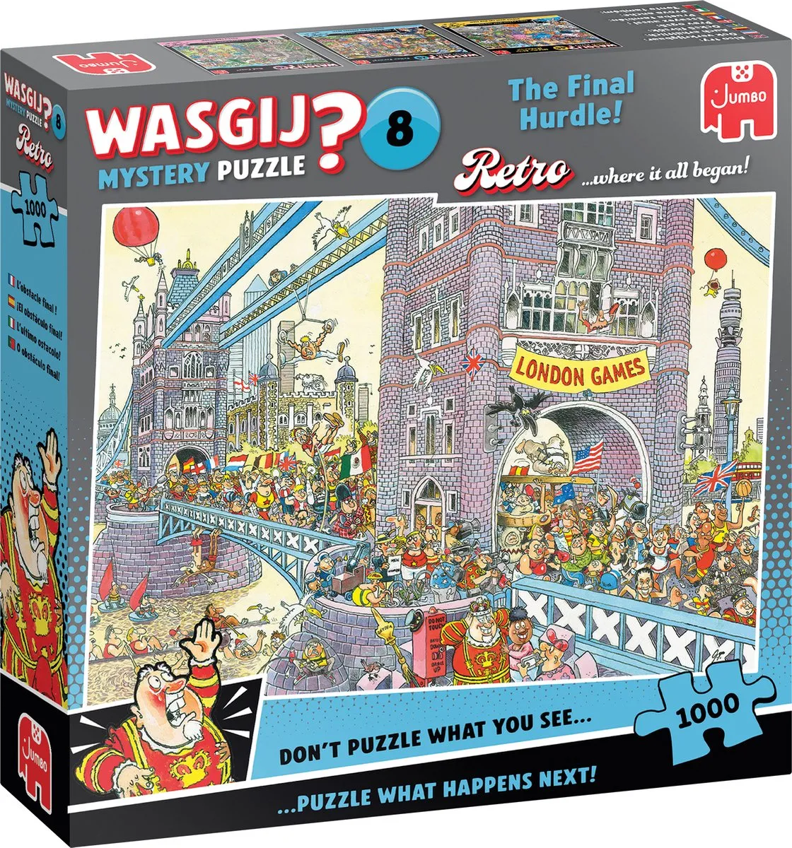 Jumbo Wasgij Retro Mystery 8 - 1000 Stuks - Multicolor