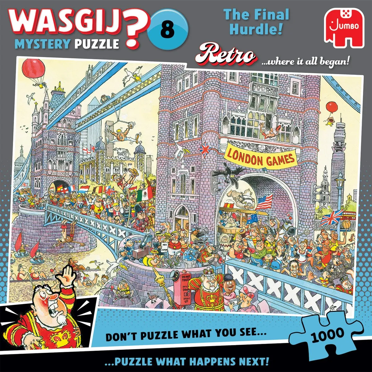 Jumbo Wasgij Retro Mystery 8 - 1000 Stuks - Multicolor
