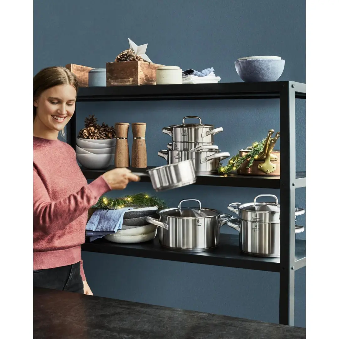 WMF Gourmet Plus Soeppan 8.8L - Ø24cm - Zilver - afbeelding 3 van 6