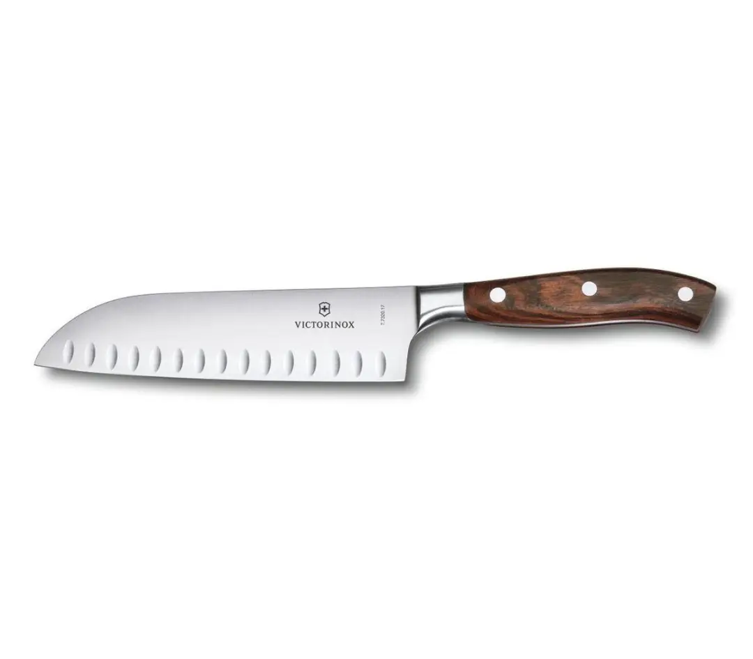 Victorinox Grand Maitre Rosewood Santokumes 17cm - Bruin