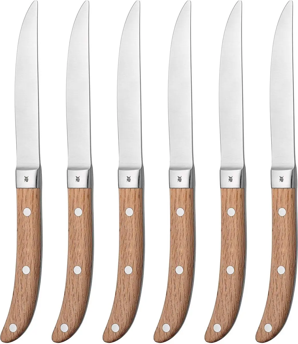WMF Ranch Steakmessen 6-delig - Houten cassette - afbeelding 2 van 6