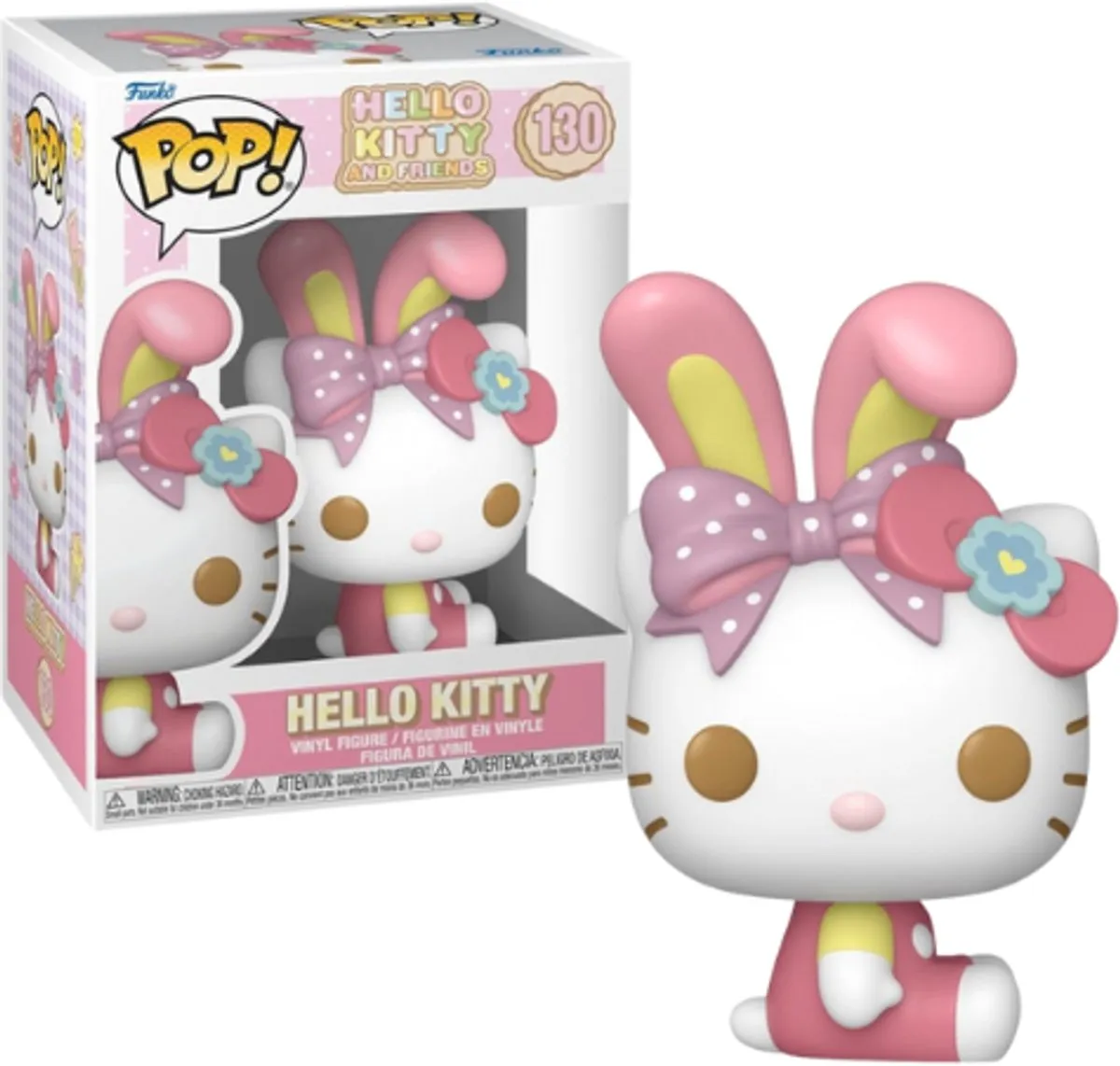Funko Pop! Hello Kitty #130 - Wit/Rozig