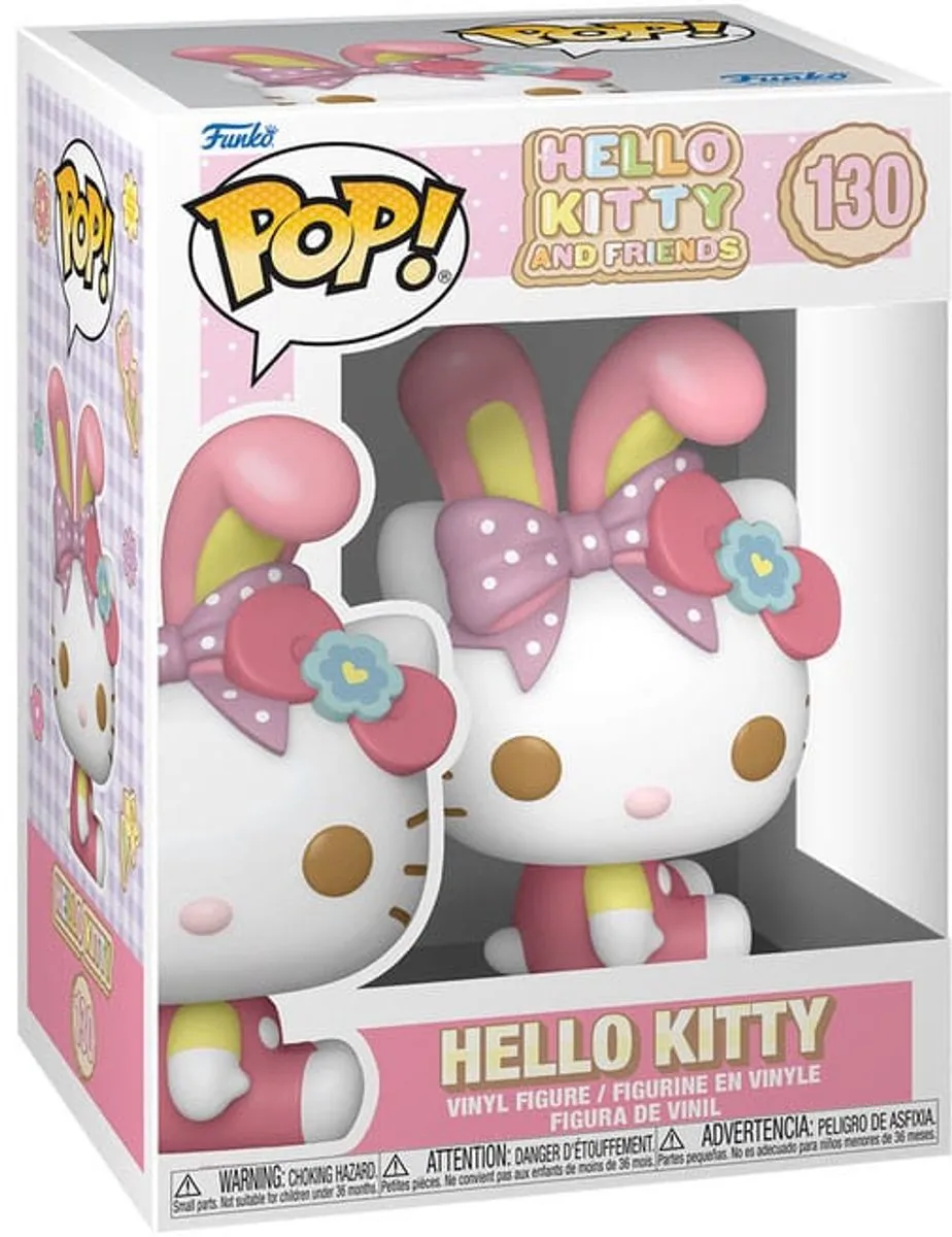 Funko Pop! Hello Kitty #130 - Wit/Rozig