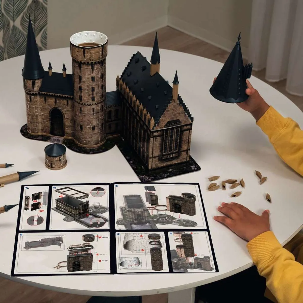 Ravensburger Harry Potter Hogwarts Grote Zaal 3D-puzzel 3 Stuks - Multicolor