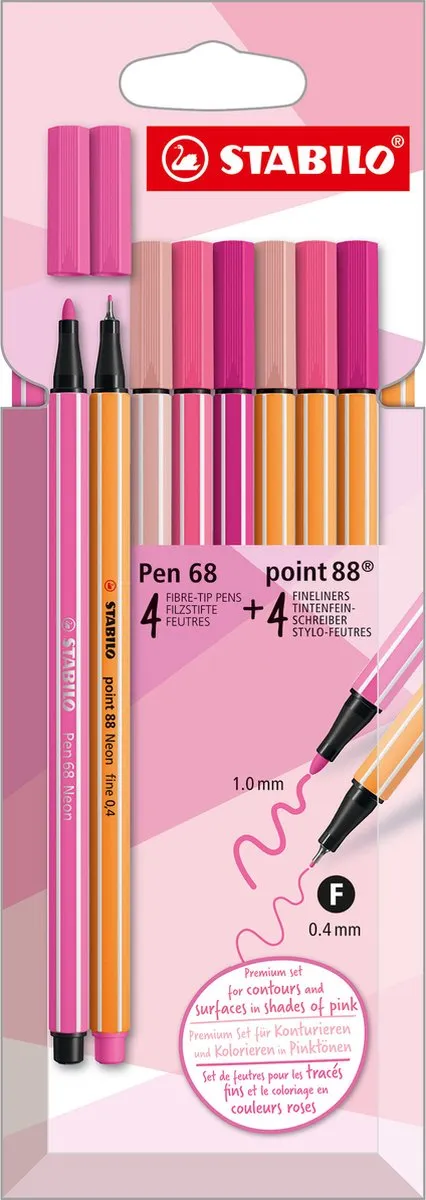 STABILO Pen 68 & point 88 Fineliner/Viltstift