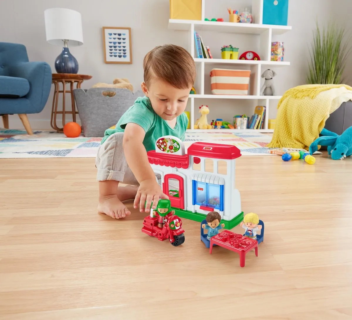 Fisher-Price Little People Pizzeria Speelset - Multicolor - afbeelding 6 van 6