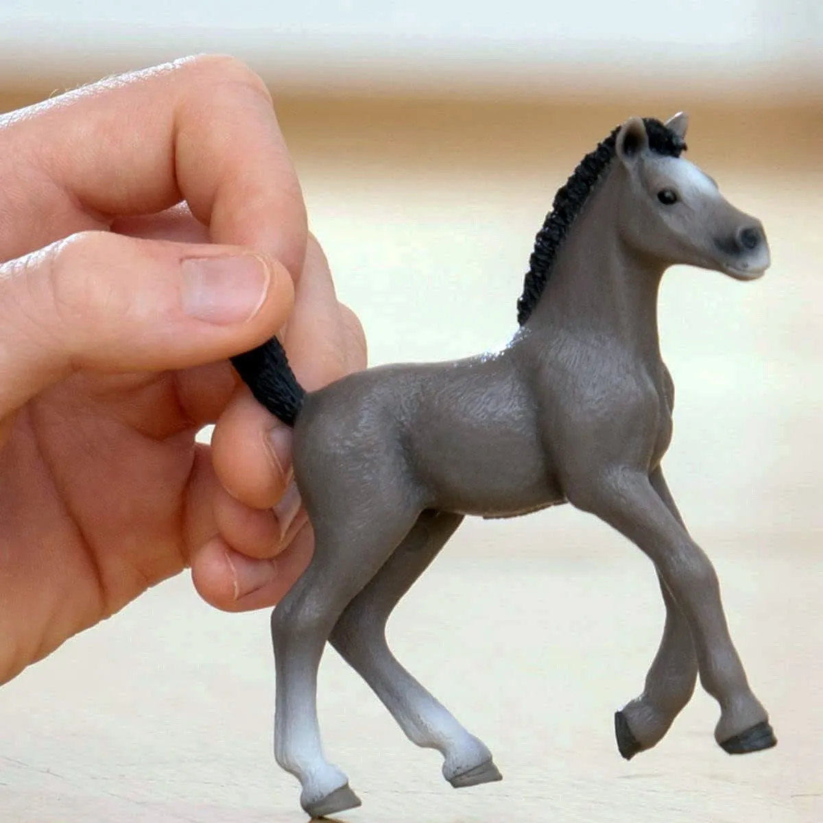 Schleich HORSE CLUB Selle FranÃ§ais Veulen 13957 - Grijs
