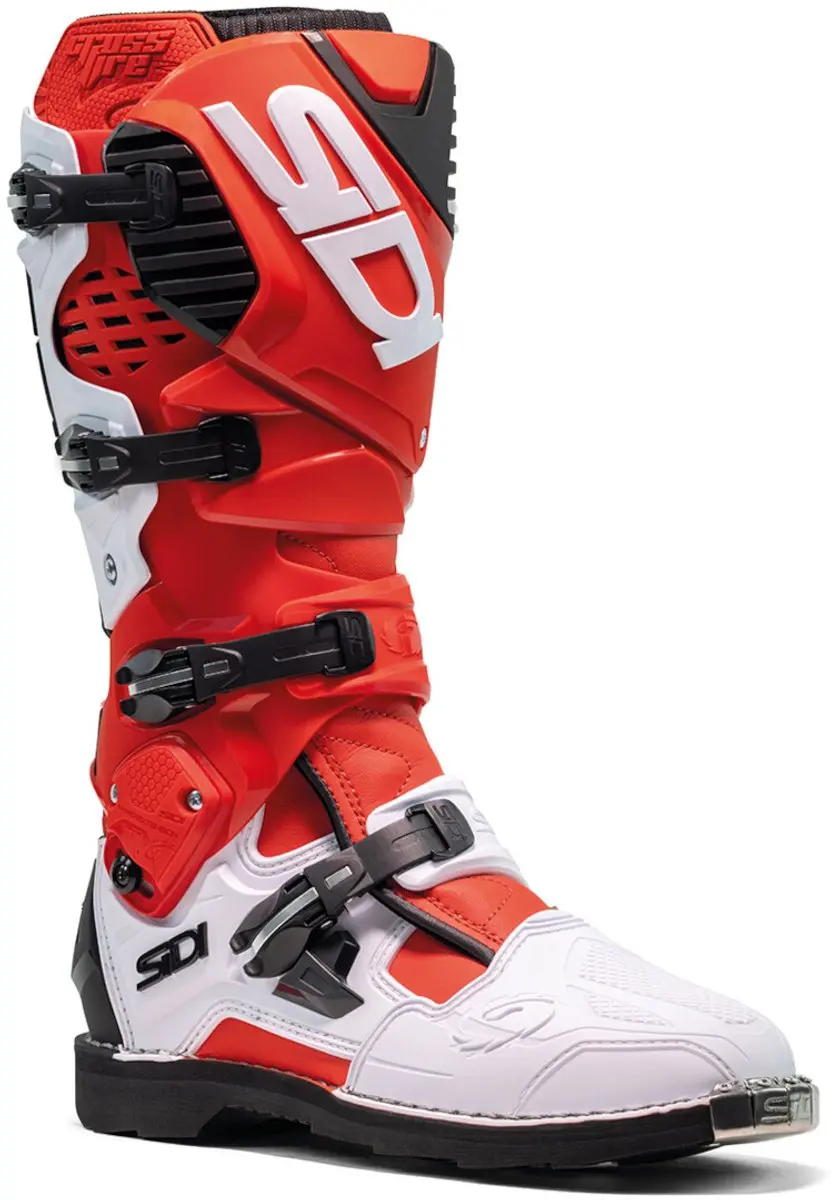 Sidi Crossfire 3 Rood Wit Crosslaarzen