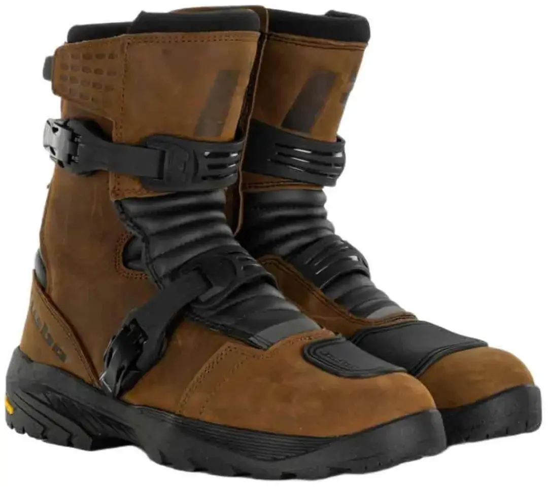 Hebo Track Short Wp Motorlaarzen Bruin EU 47 Man