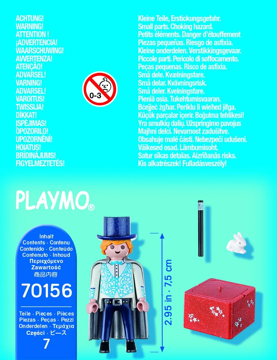 Playmobil Goochelaar 70156 - Multicolor