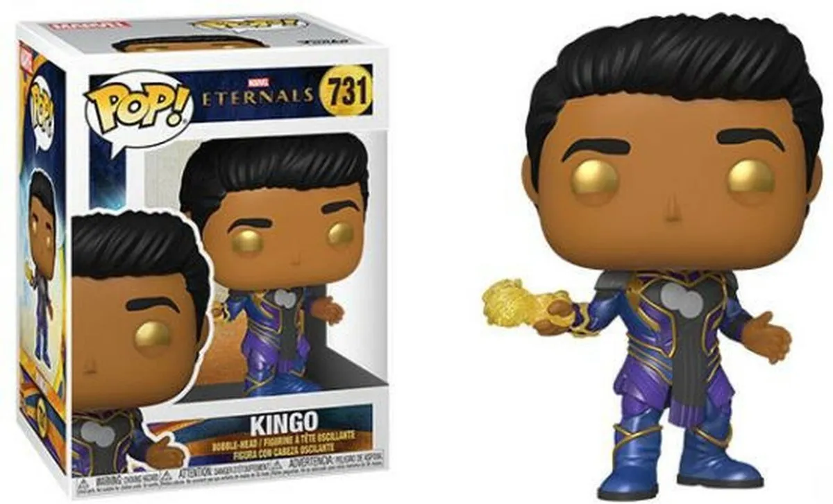 Funko POP! Kingo Marvel Eternals Verzamelfiguur 9cm - Multicolours
