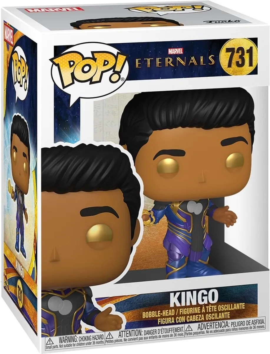 Funko POP! Kingo Marvel Eternals Verzamelfiguur 9cm - Multicolours