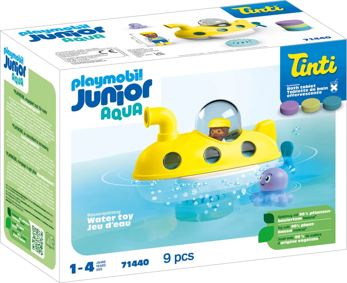 Playmobil Junior & Tinti Kleurrijke Onderzeeër 71440