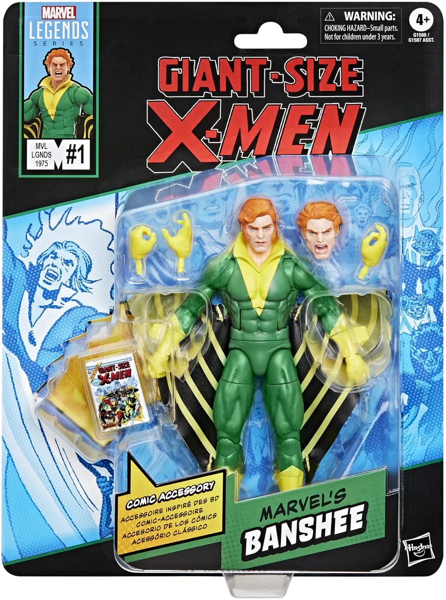 Hasbro Marvel Legends Banshee HASG1588 - Action Figure 15cm - Multi