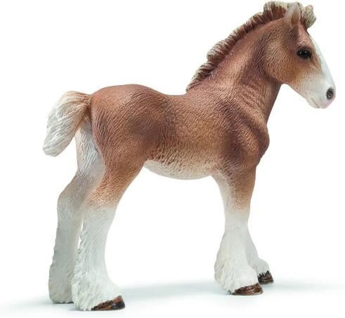 Schleich Clydesdale Veulen 13810 - Bruin