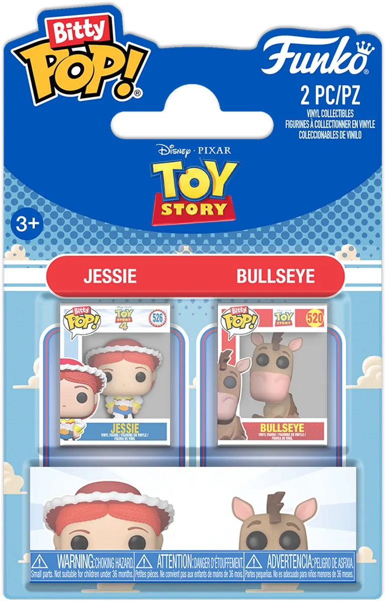 Funko Bitty Pop 2 Pack Toy Story Jessie & Bullseye