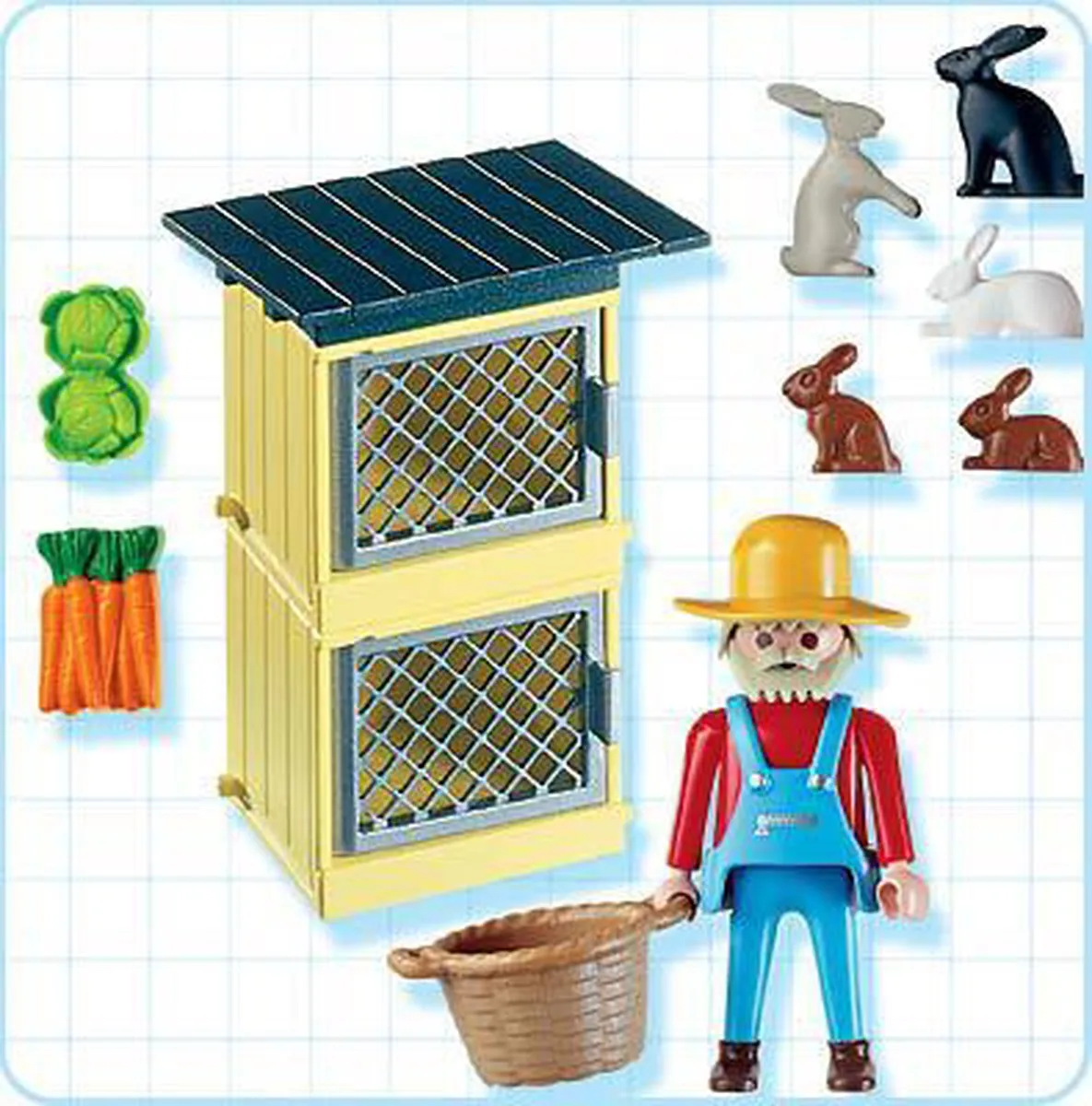 Playmobil Konijnenhok 4491 - Geel