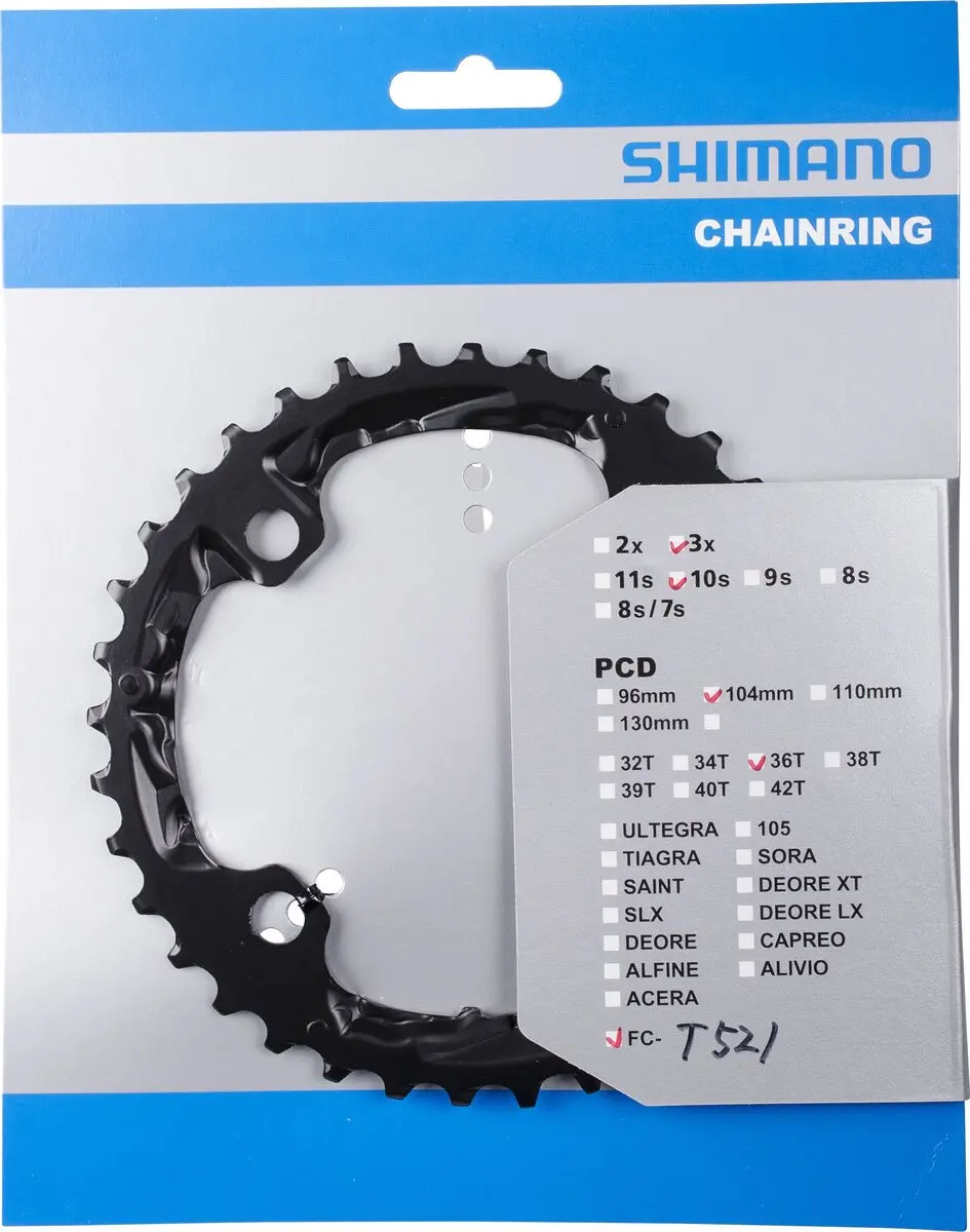 Shimano Deore FC-M610 Kettingblad 32T - Mountainbike - afbeelding 3 van 6