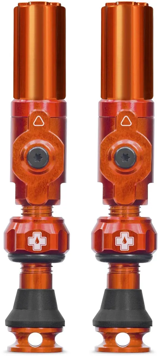 Muc-Off Tubeless Ventiel Big Bore Hybrid Small Orange Auto/Schräder Ventiel