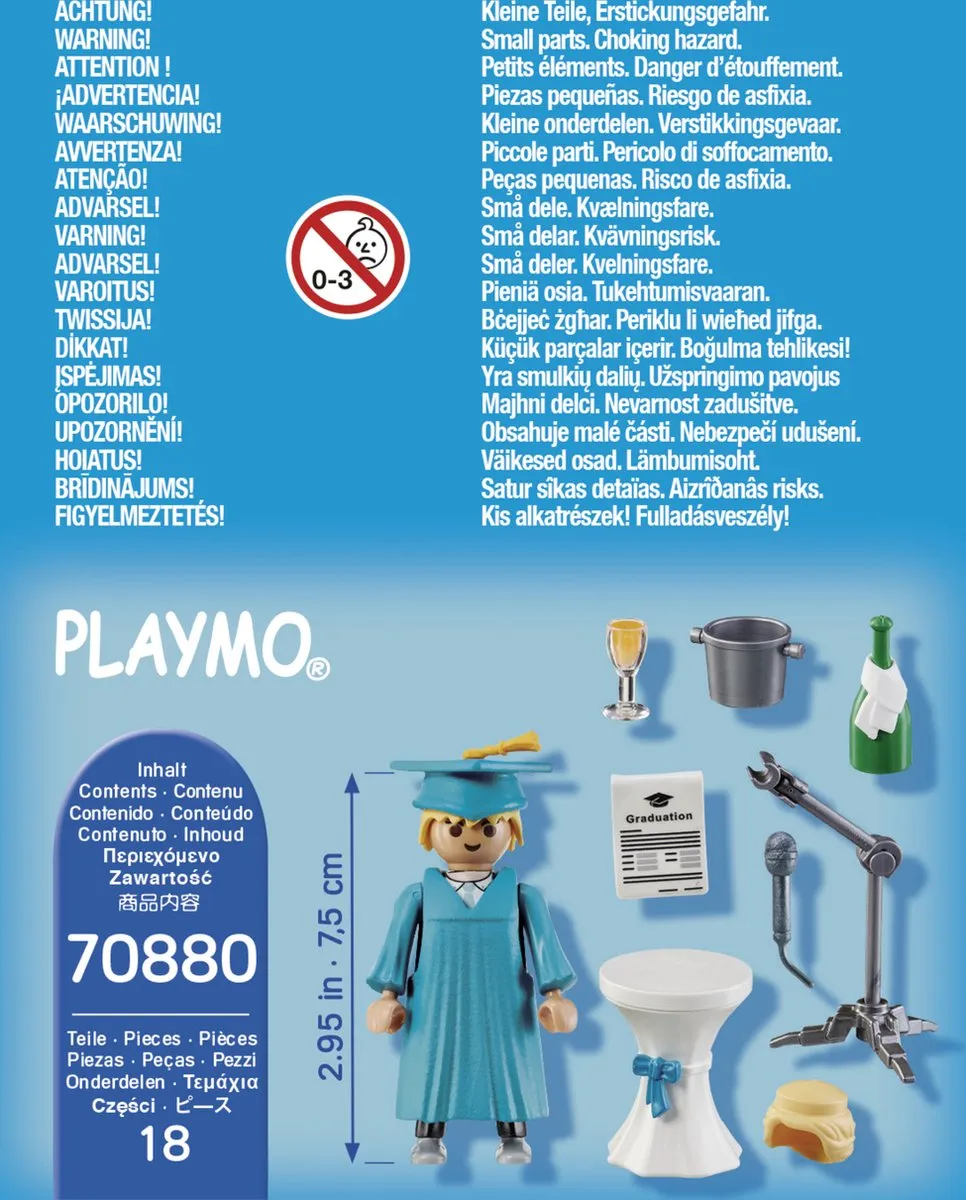 Playmobil Special Plus Afstudeerfeest 70880 - Multicolor