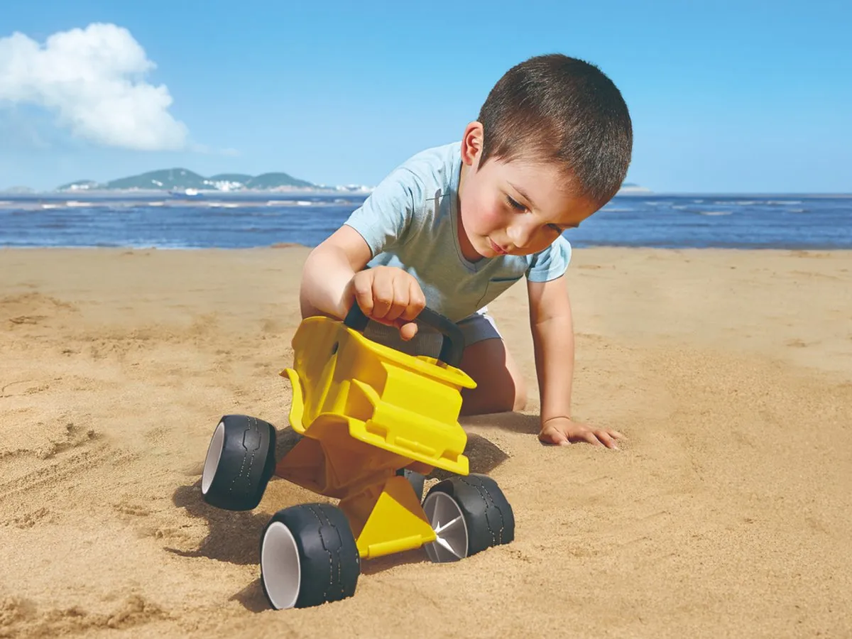 Hape Dump Truck E4088 - Geel