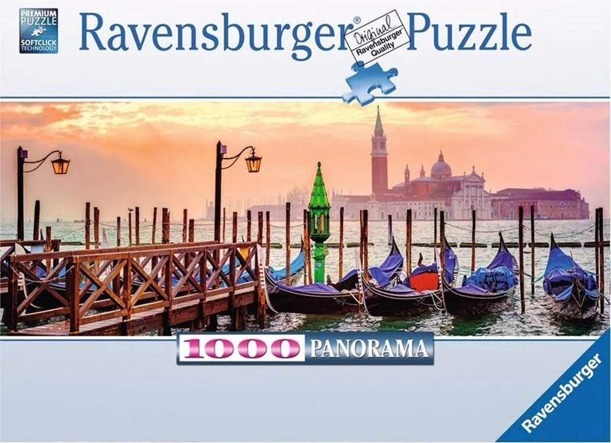 Ravensburger Gondels in Venetië Legpuzzel 1000 Stuks
